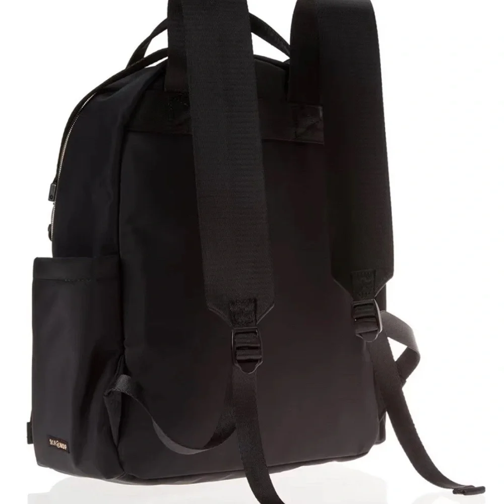 Skip Hop Black and Gold Diaper Bag Backpack - Picture 2 of 12